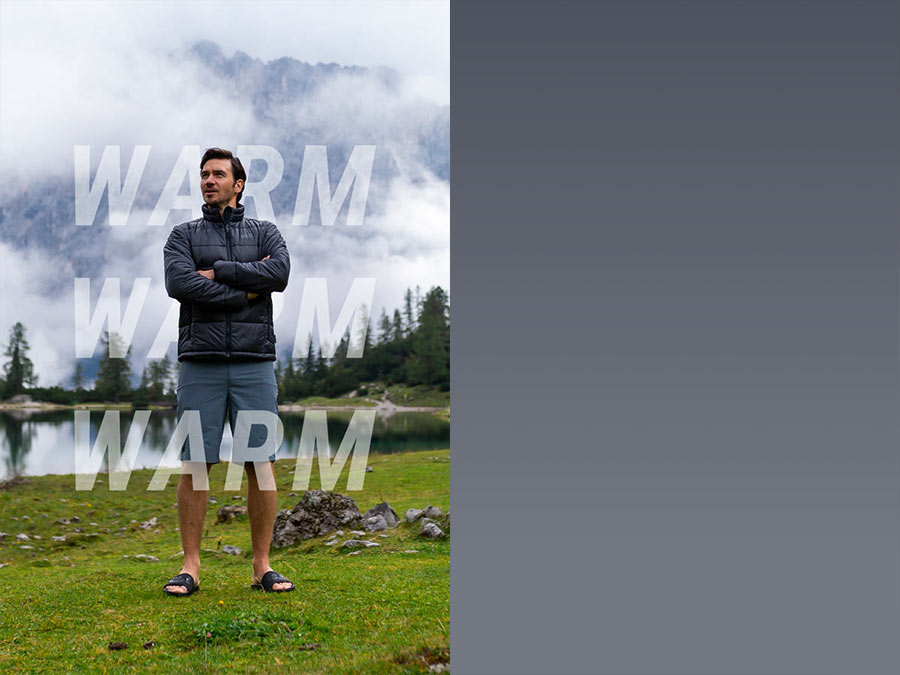 Man crosses his arms