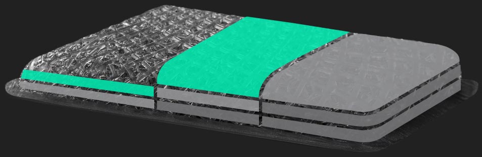 Illustration of a pad used for AERORISE technology